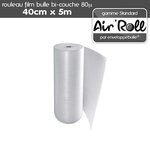 Lot de 20 Rouleaux de film bulle d'air largeur 40 cm x longueur 5 mètres - gamme Air'Roll STRANDARD