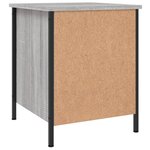 vidaXL Tables de chevet 2 Pièces sonoma gris 40x42x50cm bois d'ingénierie