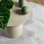 vidaXL Tapis HUARTE à poils courts doux et lavable gris Ø 120 cm