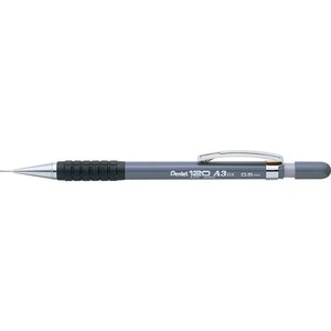 Porte-mine hi-graph a315 corps plastique gris pointe 0 5mm x 12 pentel