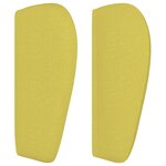 vidaXL Tête de lit avec oreilles Vert 147x23x78/88 cm Tissu