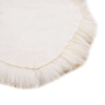 vidaXL Tapis en peau de mouton 60 x 180 cm Mélange de marron