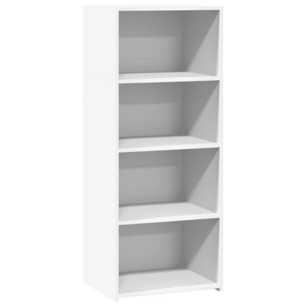 vidaXL Buffet haut blanc 50x41x124 cm bois d'ingénierie