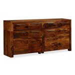 vidaXL Buffet Bois massif 160x35x75 cm
