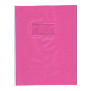 Protège-cahier Grain Losange 18/100ème 17x22 Rose CALLIGRAPHE