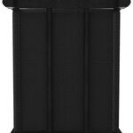 vidaXL Étagère d'affichage 9 cubes Noir 103x30x107 5 cm Tissu