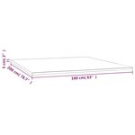 vidaXL Sur-matelas 160x200x5 cm