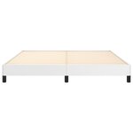 vidaXL Cadre de lit Blanc 180x200 cm Similicuir