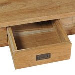 vidaXL Banc d'entrée teck massif 90 x 30 x 40 cm