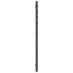 vidaXL Tête de lit murale Gris 206x3x91 5 cm Bois massif de pin