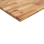 vidaXL Dessus de table 140x20x4 cm rectangulaire bois massif d'acacia