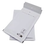 Lot de 10 pochettes ( enveloppes ) à bulles b/2 : 110 x 215 mm en kraft blanc
