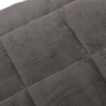 vidaXL Couverture lestée Gris 135x200 cm 10 kg Tissu