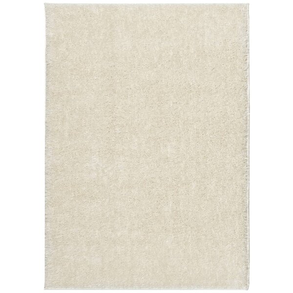 vidaXL Tapis ISTAN à poils longs aspect brillant crème 240x340 cm