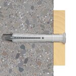 Fischer jeu de chevilles à tête fraisée hammerfix n8 x 120/80 s 50 pièces