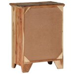 vidaXL Buffet 55x33x75 cm bois massif d'acacia et bois de récupération