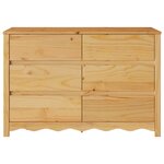Commode vidaXL "DRAMMEN" 111x43x73 5 cm Bois de pin massif