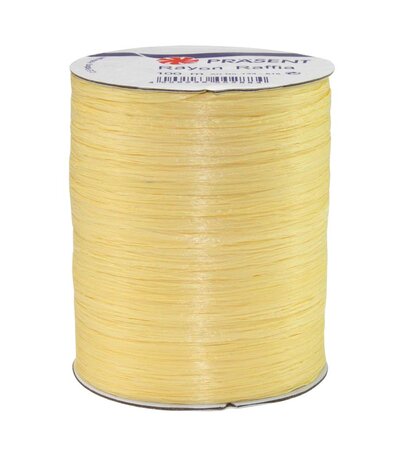 Le raphia kraftel  rayon-raffia 100-m-bobine jaune clair