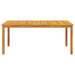 vidaXL Ensemble à manger de jardin 9 Pièces bois d'acacia solide