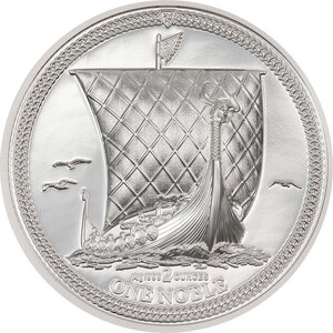 Monnaie en argent g 62.2 (2 oz) millésime 2023 noble one noble 2