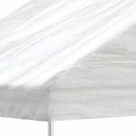 vidaXL Belvédère avec toit blanc 13 38x4 08x3 22 m polyéthylène