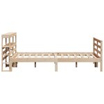 vidaXL Cadre de lit sans matelas 120x200 cm bois de pin massif