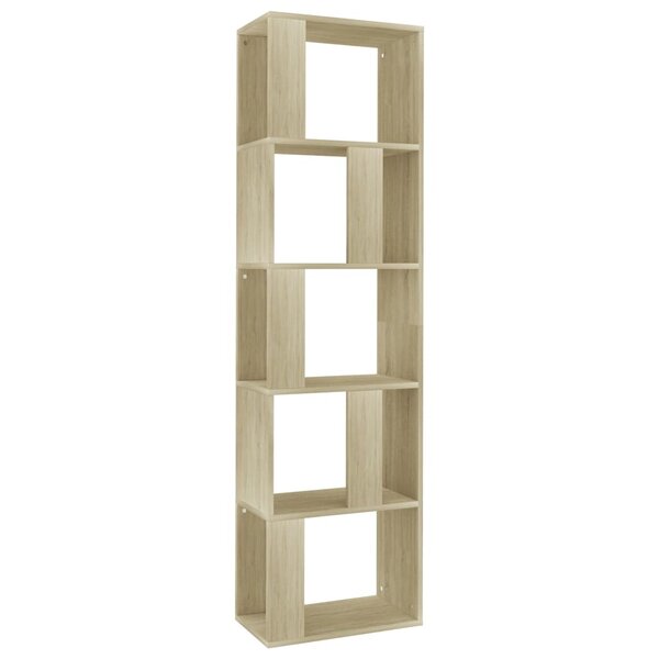 vidaXL Bibliothèque/Séparateur de pièce Chêne sonoma Bois d’ingénierie