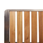 Ensemble jardin vidaXL 5 pièces en teck massif