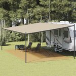 vidaXL Tapis de tente sable 400x700 cm PEHD