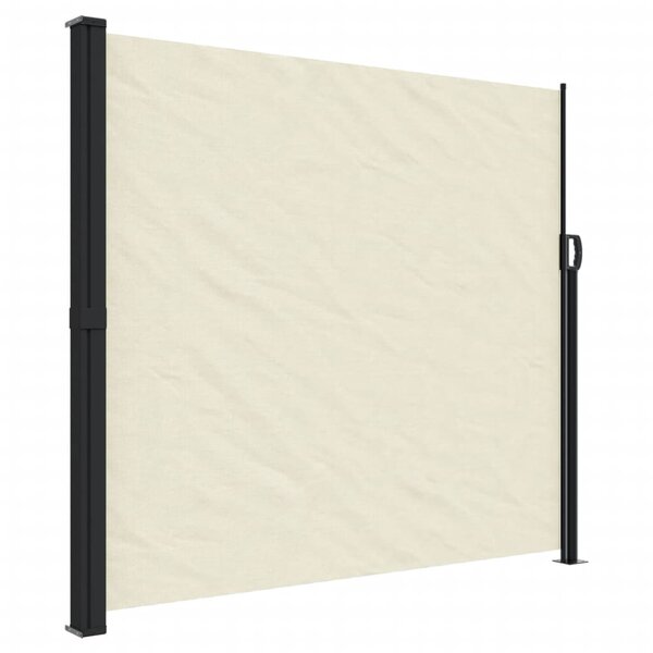vidaXL Auvent latéral rétractable crème 180x600 cm