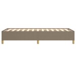 vidaXL Cadre de lit Taupe 90x190 cm Tissu