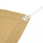 vidaXL Tapis de tente sable 200x200 cm PEHD