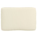vidaXL Coussin de Pallet pour Siège Crème 120x80x12 cm Tissu Oxford
