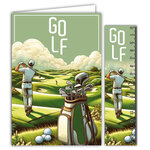 Carte GOLF avec Enveloppe 12x17 5cm Pour sportif sportive golfeur golfeuse champion(ne) ou supporter - Collection Passion Sports des Jeux Olympiques - Fabriqué en France