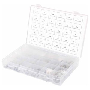 Ks tools assortiment de bague d'étanchéité 300 pcs aluminium 5-28 mm