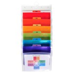 Trieur Mural 6 Compartiments Crystal - A4 - Cristal - X 4 - Exacompta