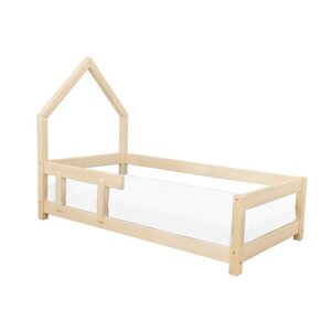Lit cabane enfant POPPI 90 x 160 verni 2