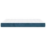 vidaXL Matelas de lit à ressorts ensachés Bleu foncé 140x190x20 cm
