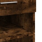 vidaXL Buffet chêne fumé 80x42 5x93 cm bois d'ingénierie