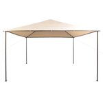 vidaXL Chapiteau tente 4 x 4 m Acier Beige