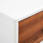 vidaXL Table basse Bois d'acacia massif 90x50x40 cm