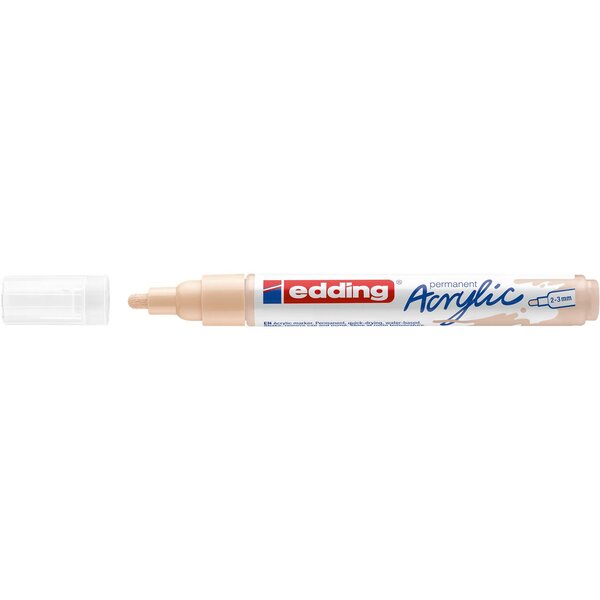 Marqueur Acrylique 5100 Beige chaud Pointe Moyenne 2-3 mm EDDING