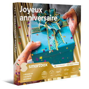SMARTBOX - Coffret Cadeau Joyeux anniversaire*** - Multi-thèmes