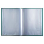 Protège-documents en polypropylène souple OPAK 20 vues - A4 - Vert foncé EXACOMPTA
