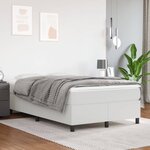vidaXL Cadre de lit sans matelas blanc 120x200 cm similicuir