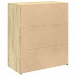 vidaXL Buffet chêne sonoma 80x42 5x93 cm bois d'ingénierie