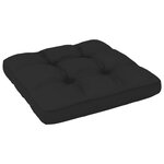 vidaXL Salon de jardin palette 6 Pièces et coussins pin imprégné de blanc