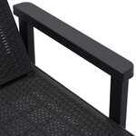 vidaXL Chaise longue réglable en hauteur à 4 positions polypropylène