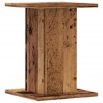 vidaXL Supports pour plantes 2 Pièces vieux bois bois d'ingénierie