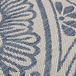 vidaXL Tapis à tissage plat d'extérieur 160x230 cm Motif bleu